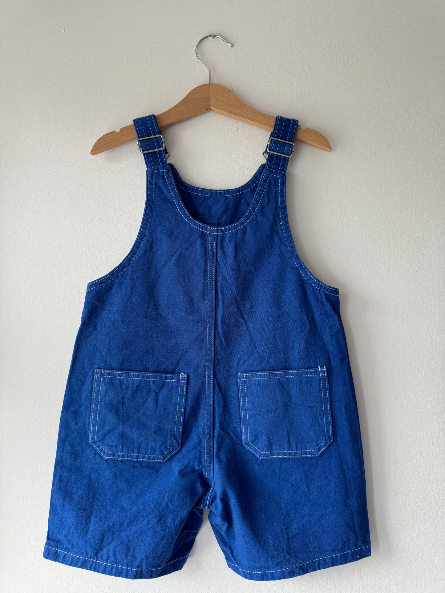 Hungry caterpillar upcycled dungarees 3-4 years