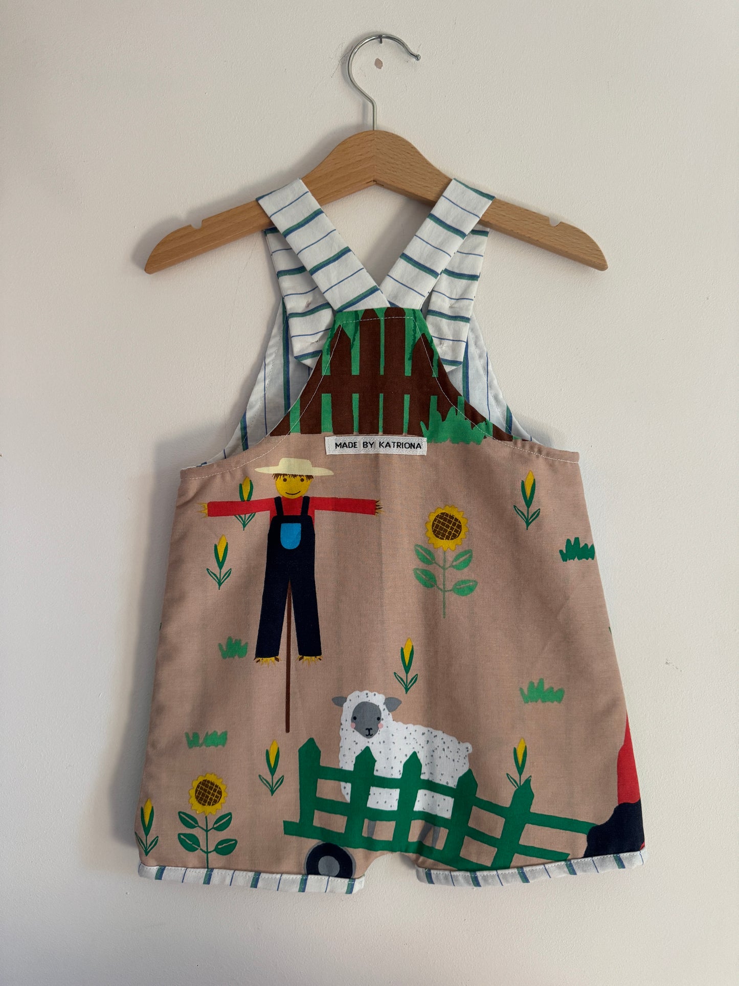 Farm animal romper 18-24 months