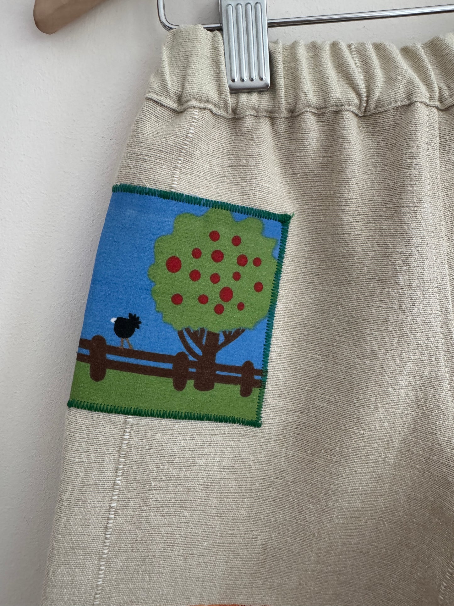 Animal multicolour wide leg pants 18-24 months