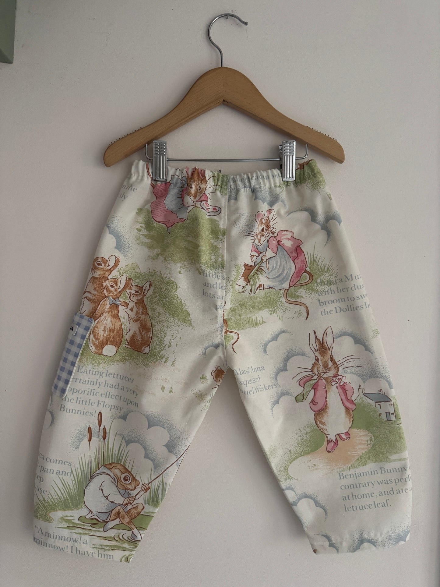 Vintage ‘Peter Rabbit’ barrel leg pants 3-4 years