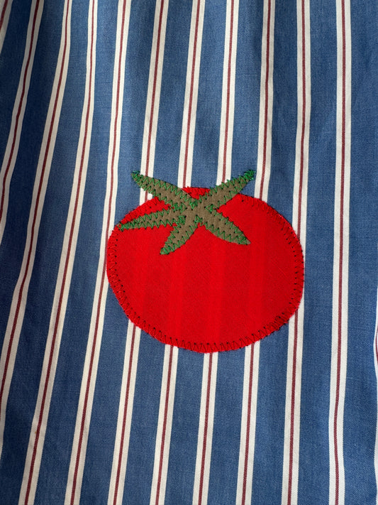 Tomatoes on patchwork stripes 2-3 years