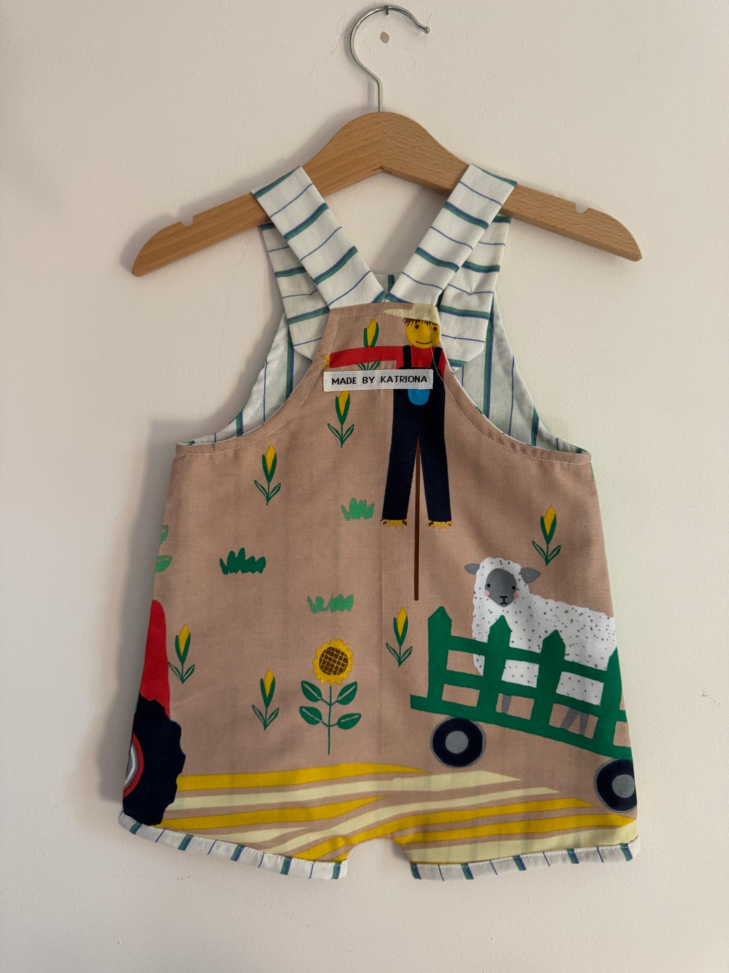 Farm animal romper 9-12 months