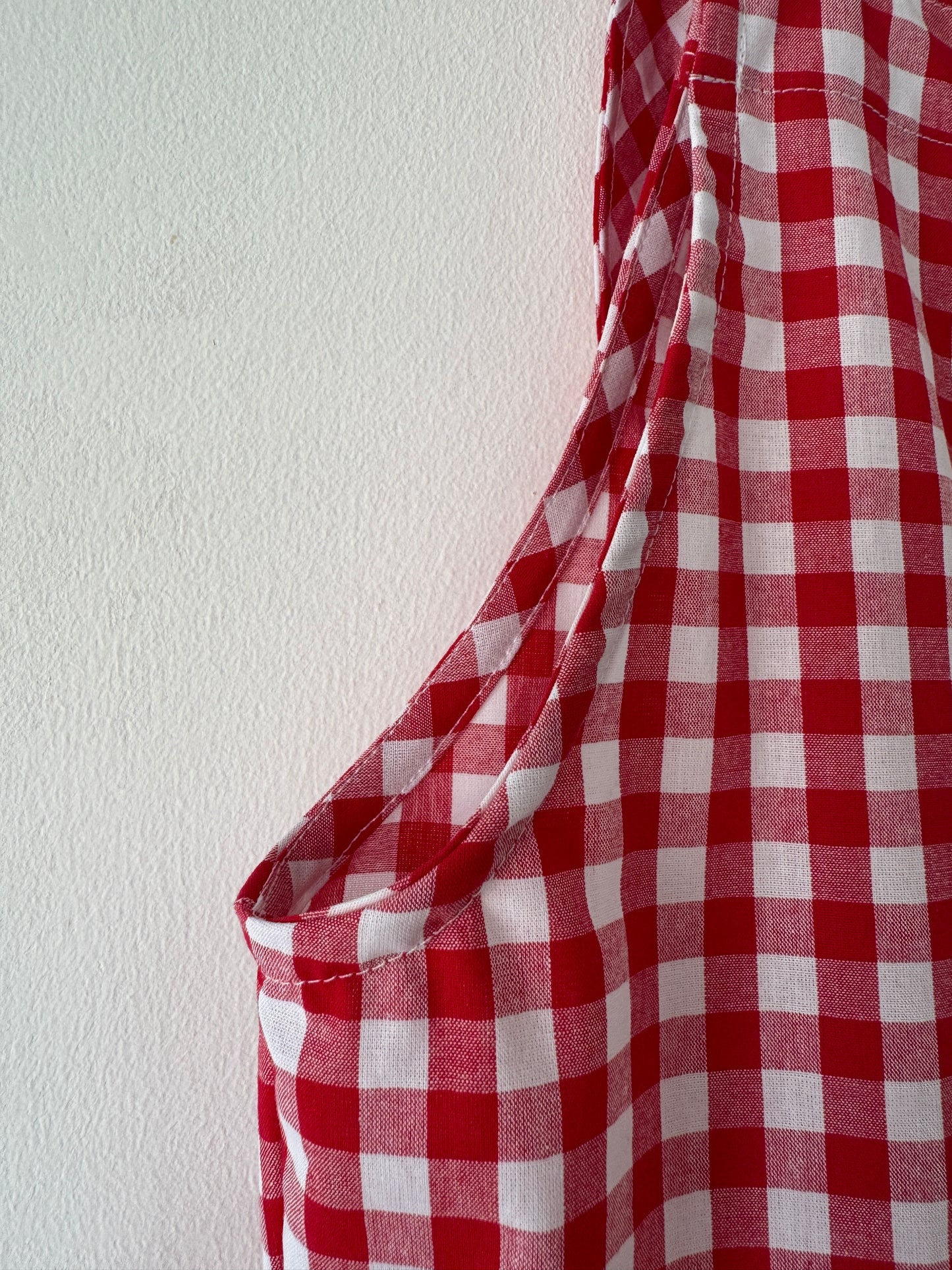 Sample bunny dungarees cherry red 2-3 years