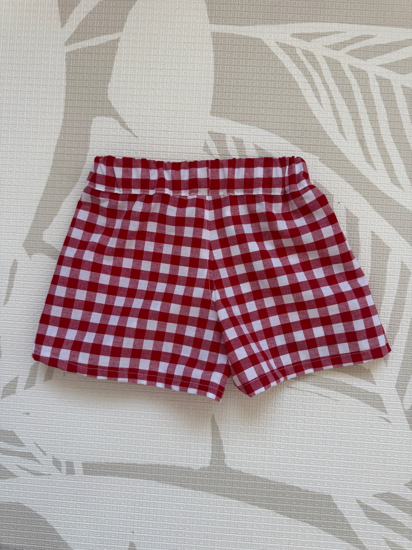 Disney Mickey/Gingham shorts 6-9 months