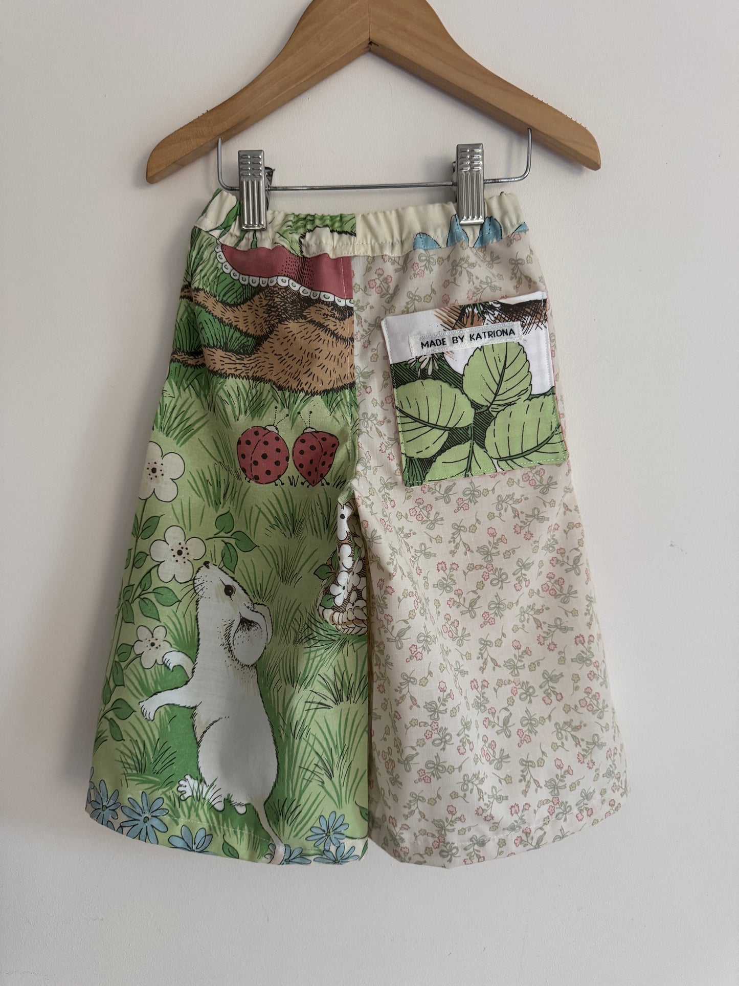 Vintage Victoria Plum Wide Leg Trousers 18-24 months