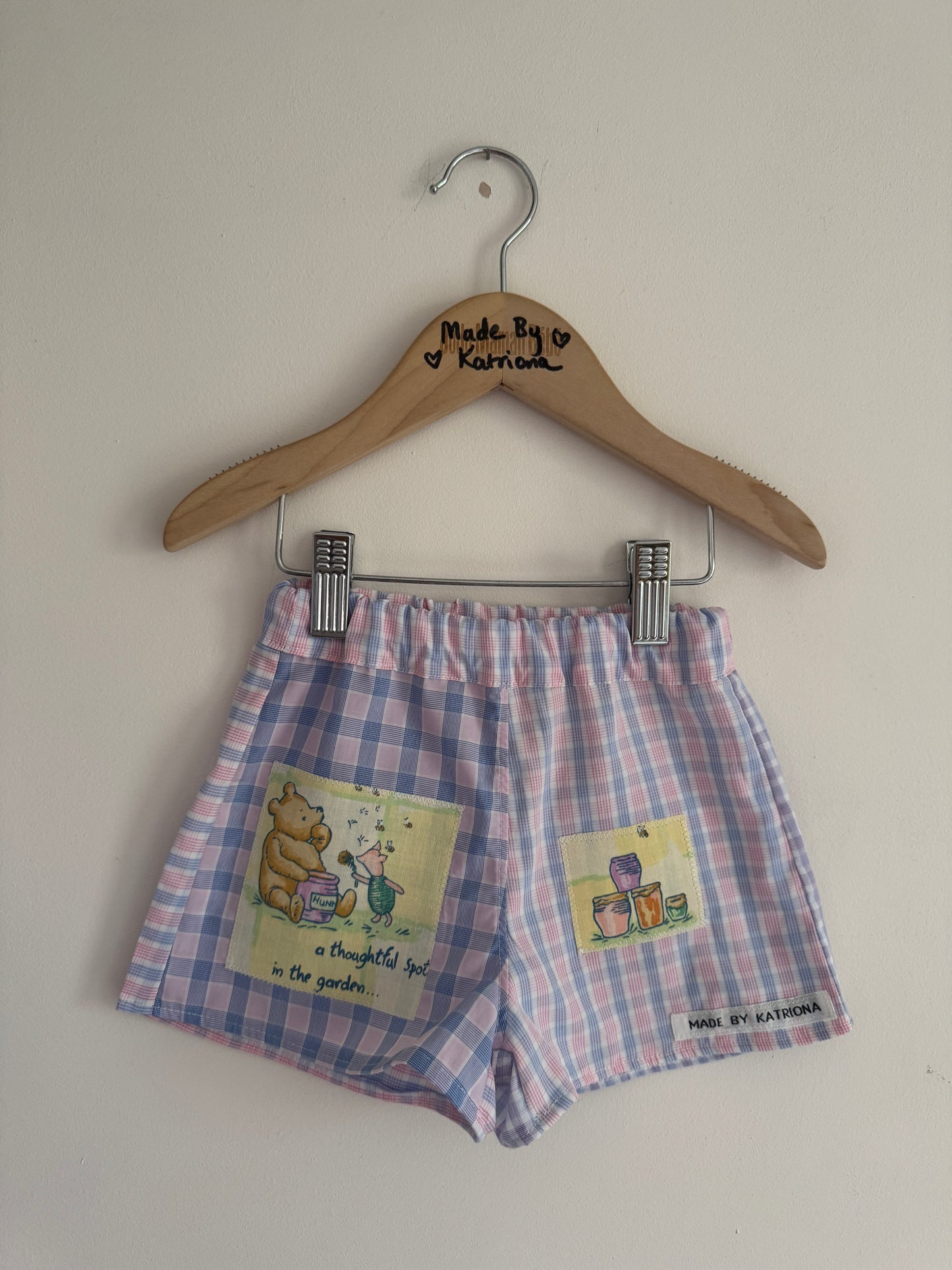 Winnie the Pooh patch shorts 1-2 years