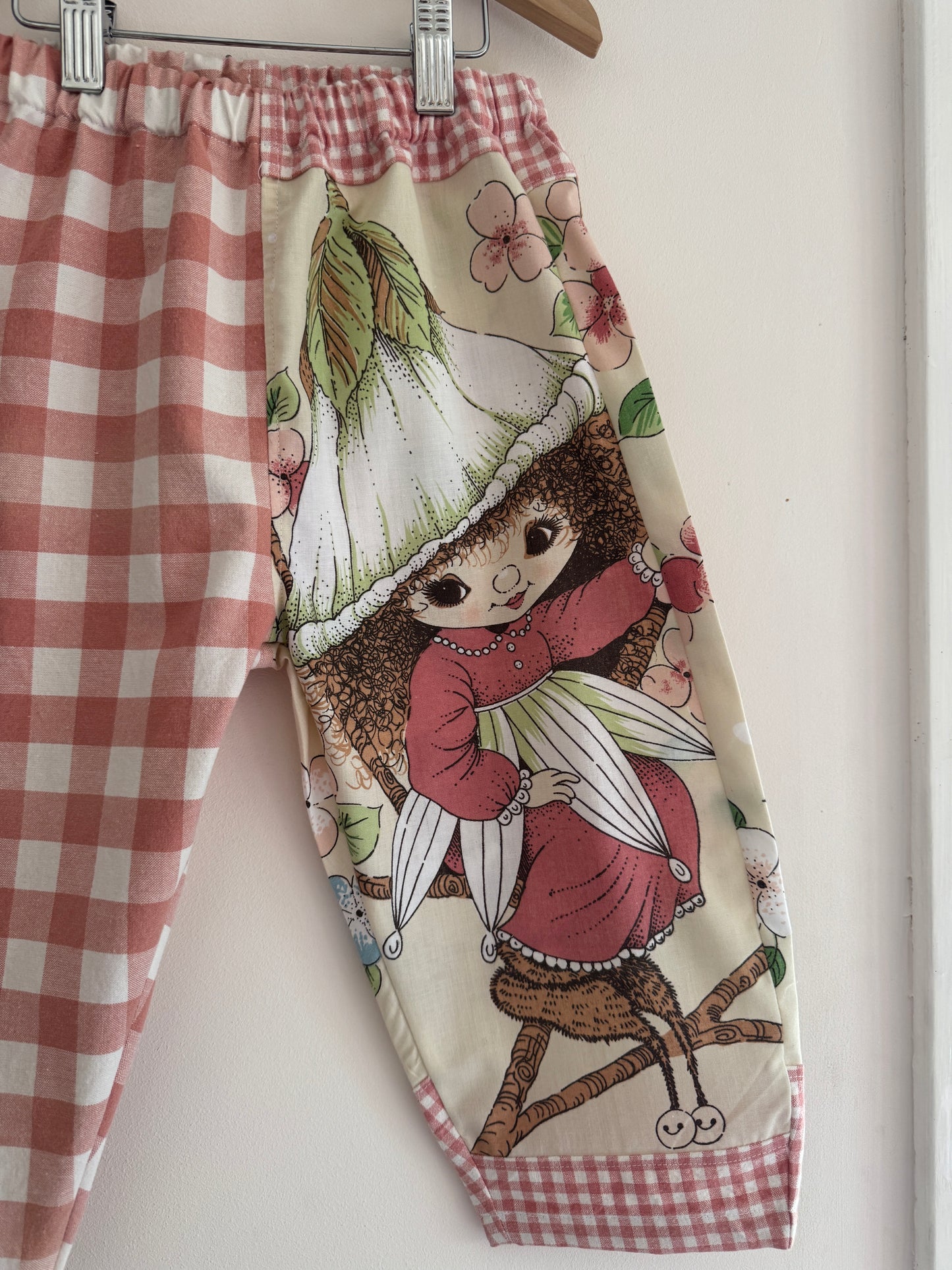 Vintage Victoria Plum Barrel Leg Trousers 4-5 years