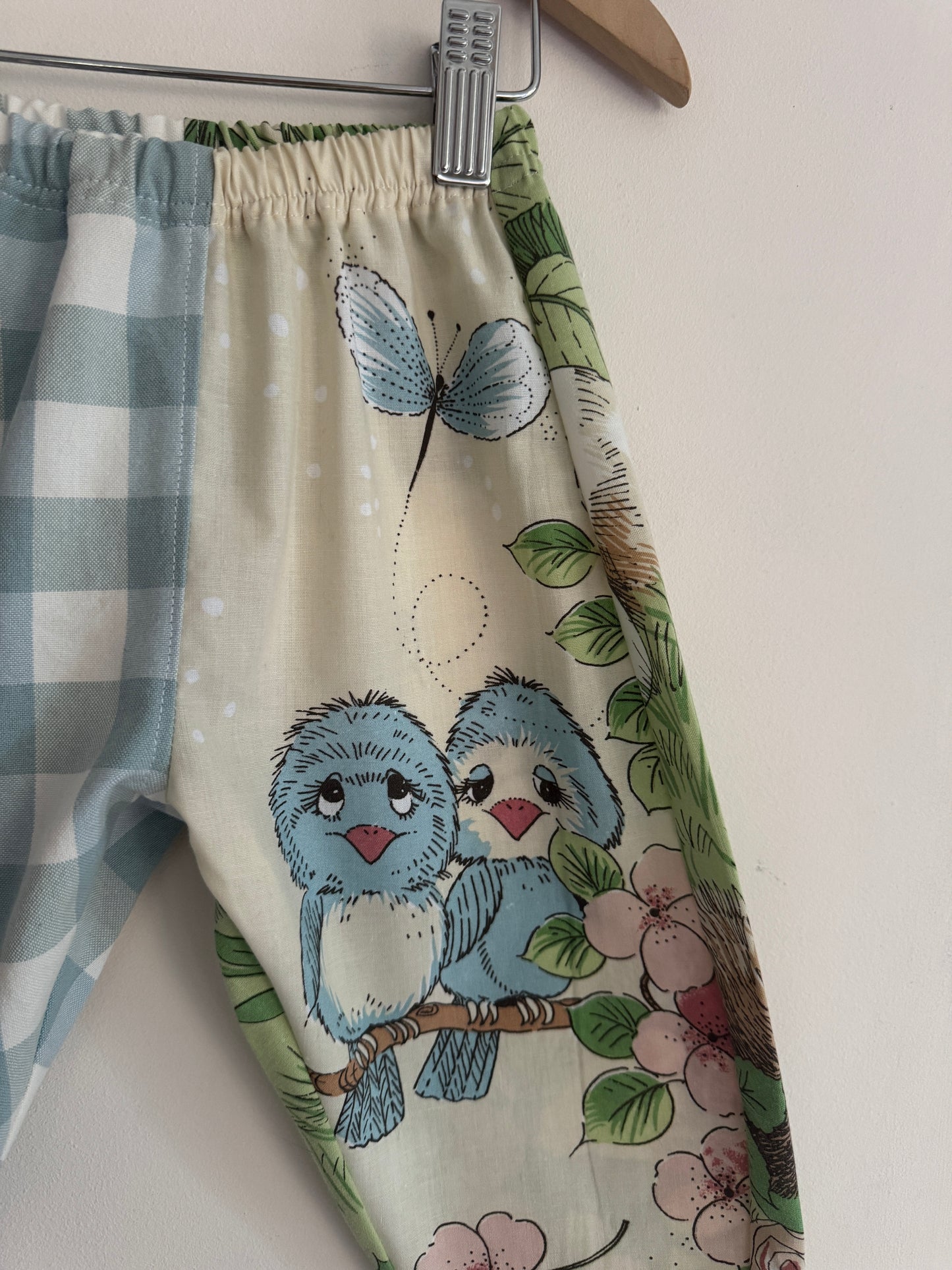 Vintage Victoria Plum Barrel Leg Trousers 12-18 months