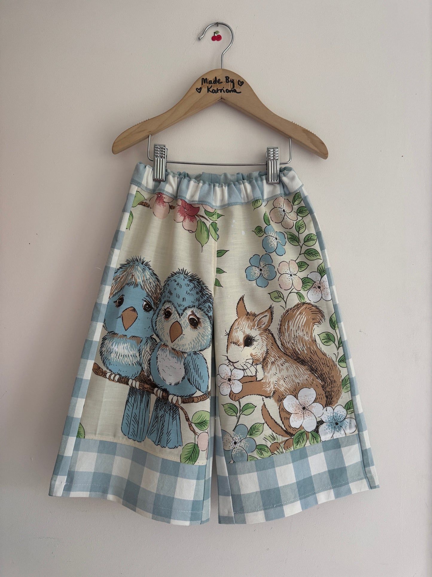 Vintage Victoria Plum Wide Leg Trousers 2-3 years