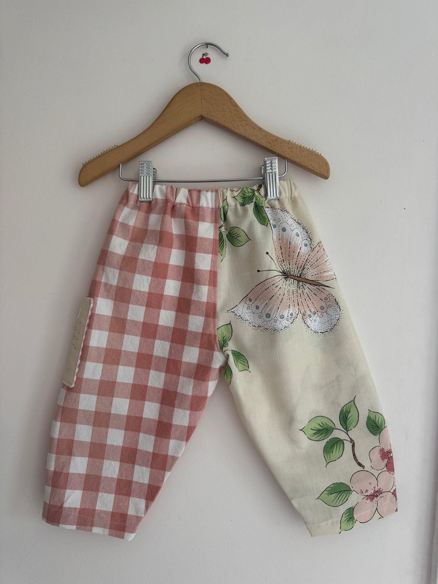 Vintage Victoria Plum Barrel Leg Trousers 18-24 months