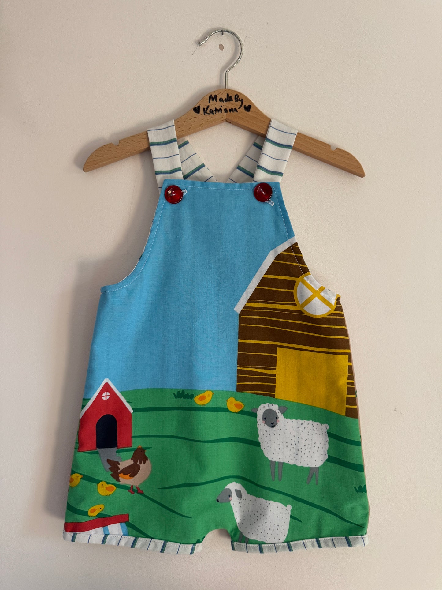 Farm animal romper 18-24 months