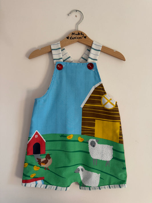 Farm animal romper 18-24 months