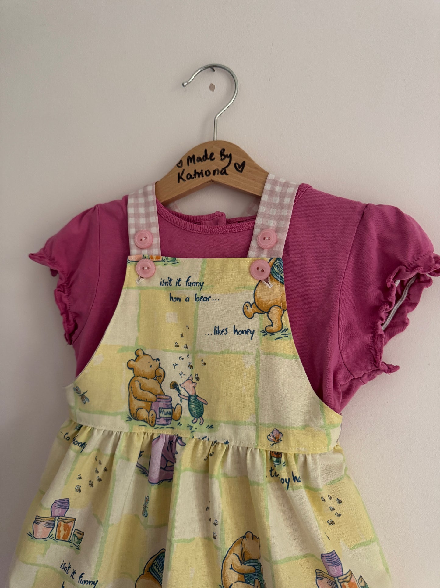 Winnie the Pooh Pinafore 18-24 months