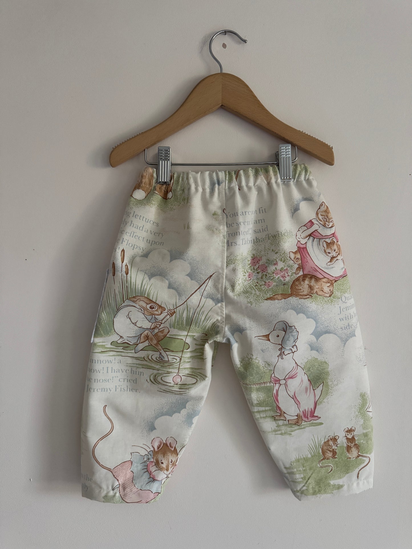 Vintage ‘Peter Rabbit’ barrel leg pants 2-3 years