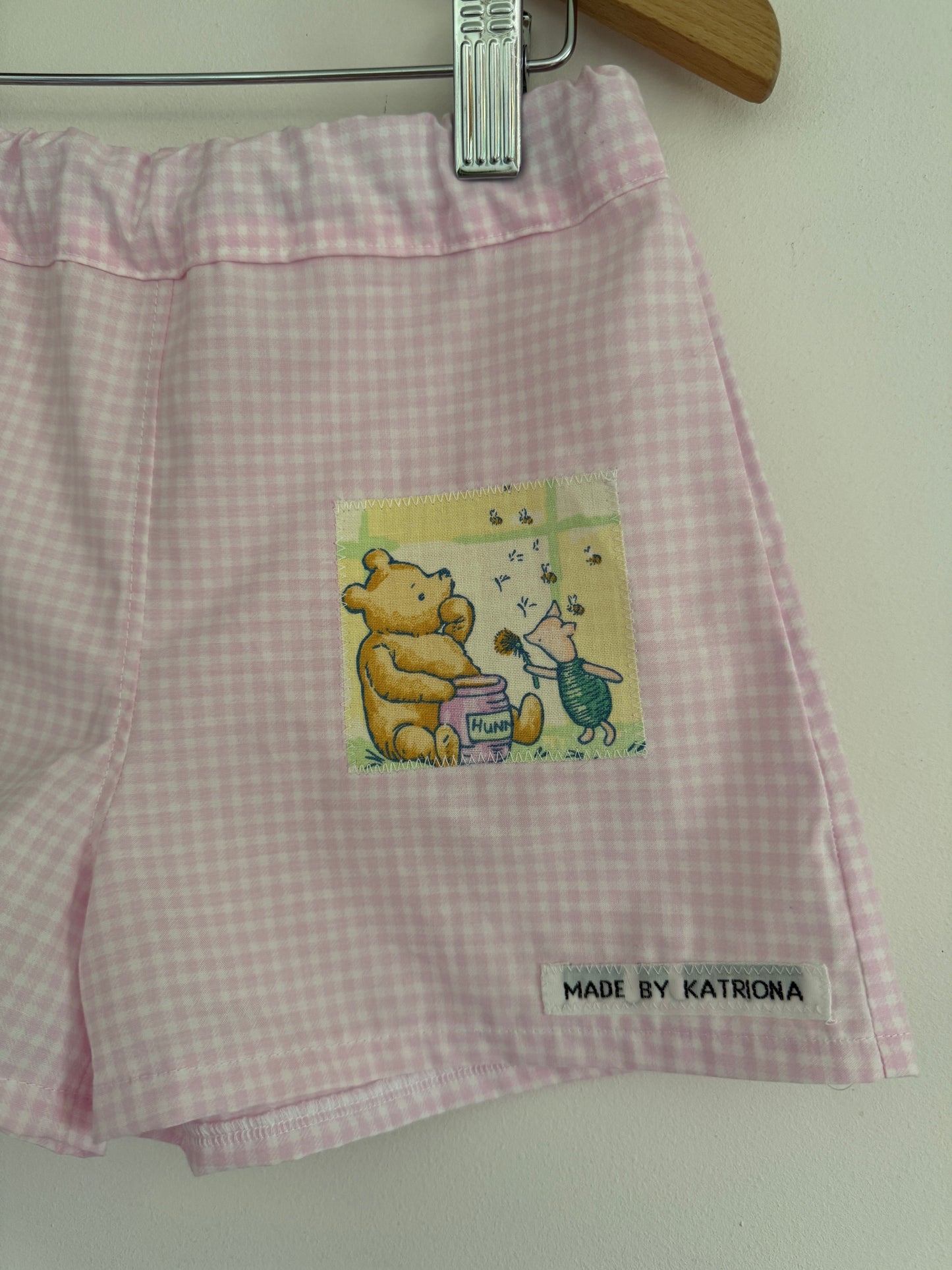 Winnie the Pooh shorts with patches 3-4 years