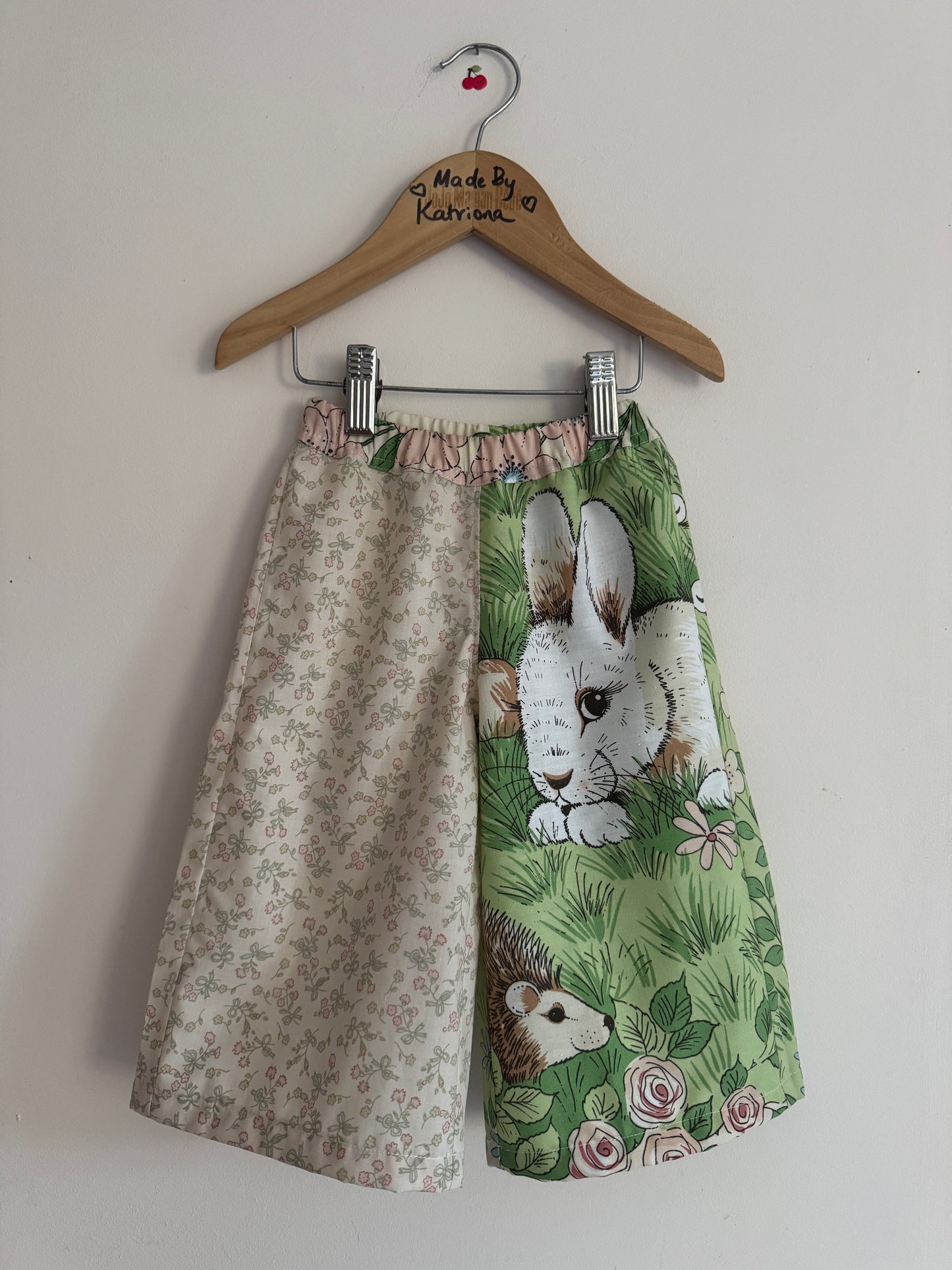 Vintage Victoria Plum Wide Leg Trousers 18-24 months