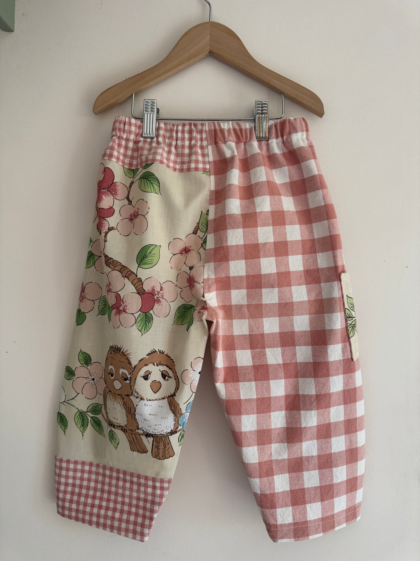 Vintage Victoria Plum Barrel Leg Trousers 4-5 years