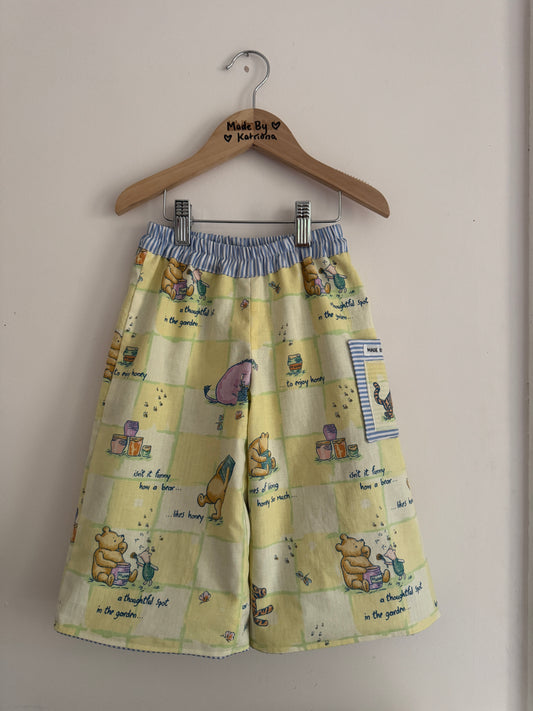 Reversible Winnie the Pooh wide leg pants 2-3 years