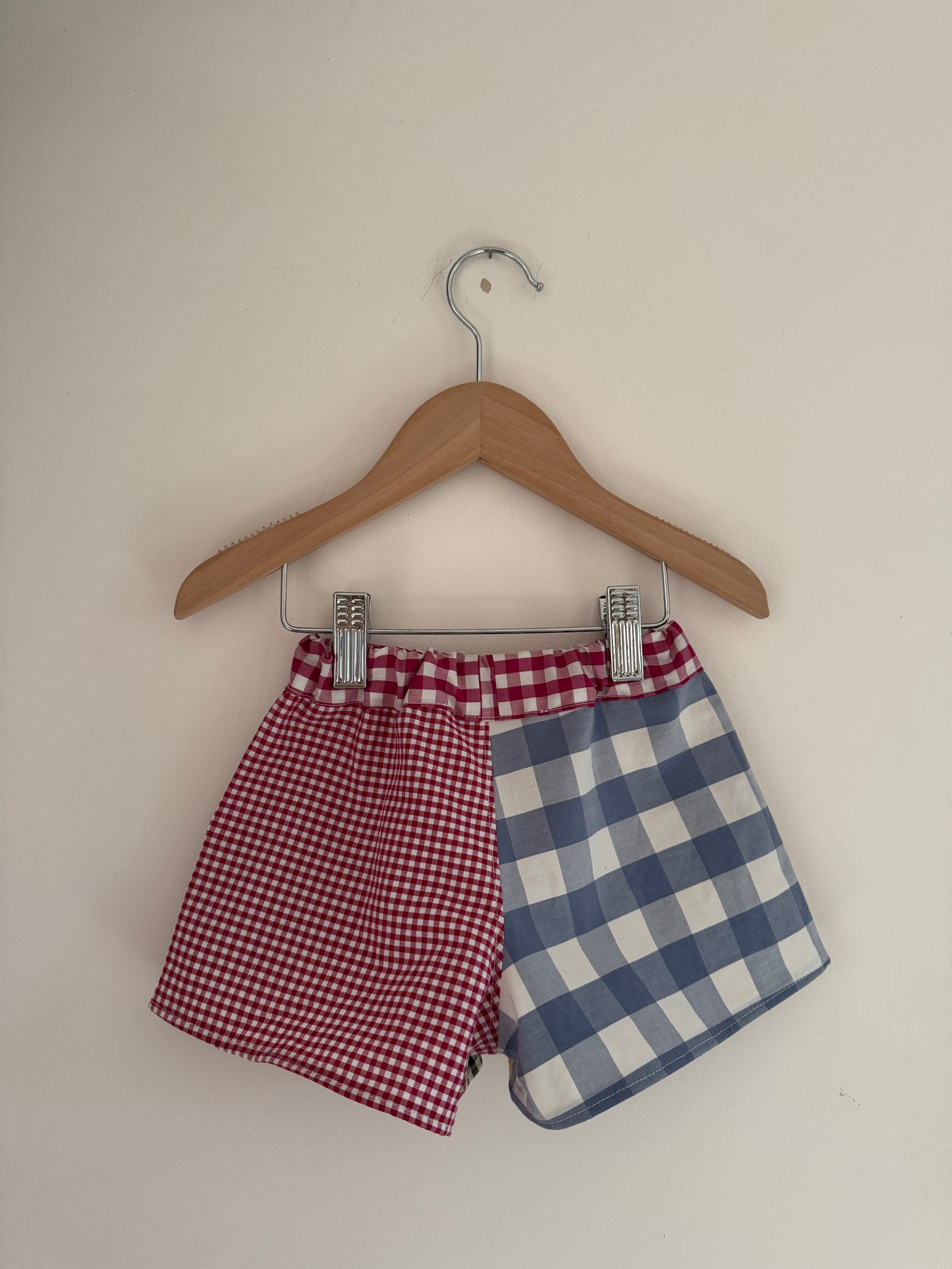 Multicolour Gingham shorts 6-9 months