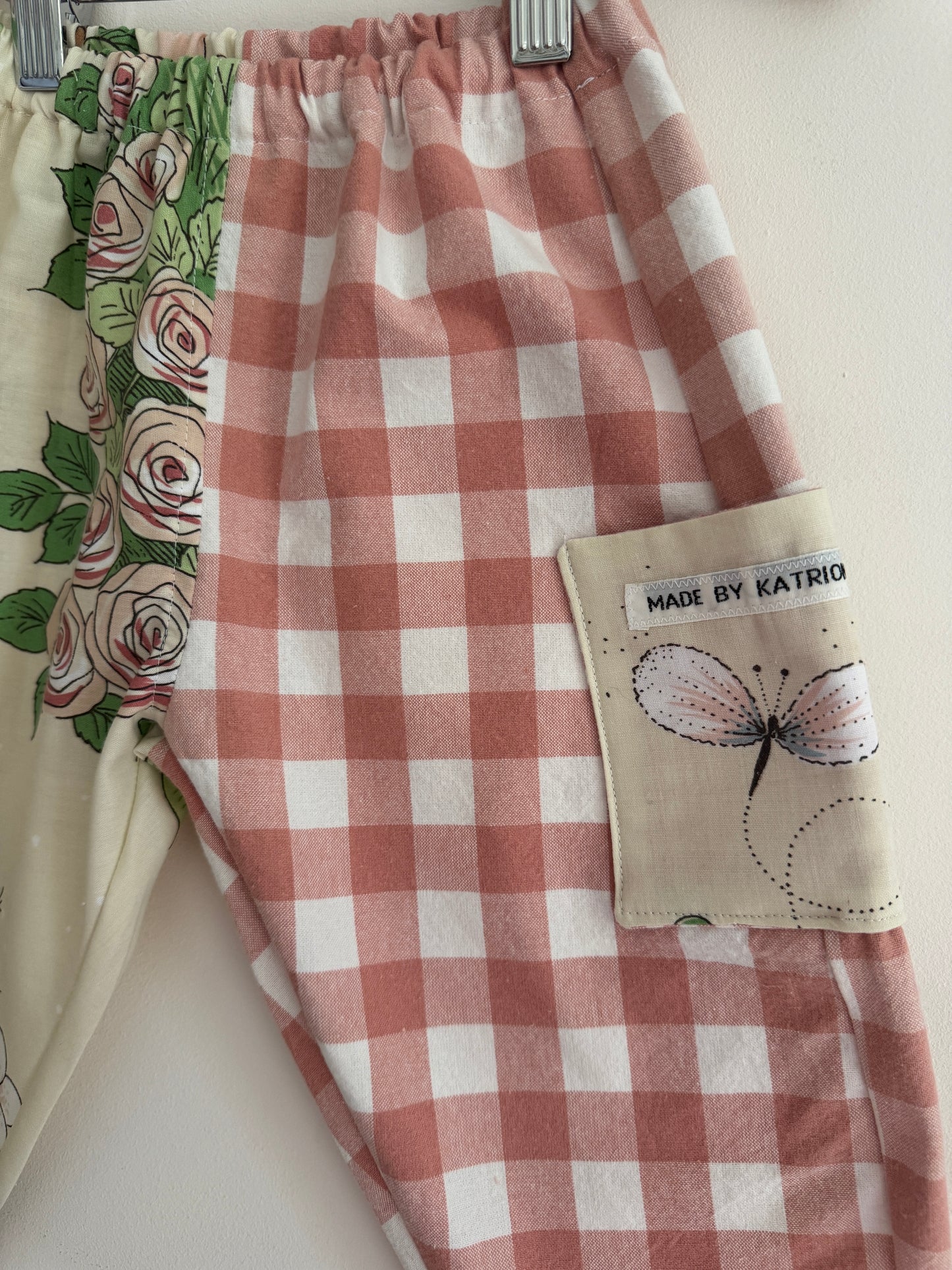 Vintage Victoria Plum Barrel Leg Trousers 18-24 months