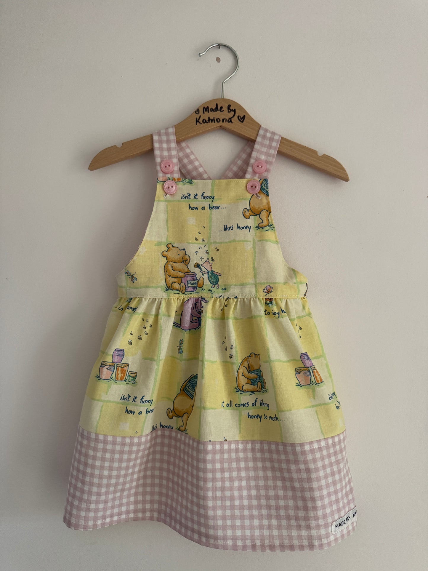Winnie the Pooh Pinafore 18-24 months