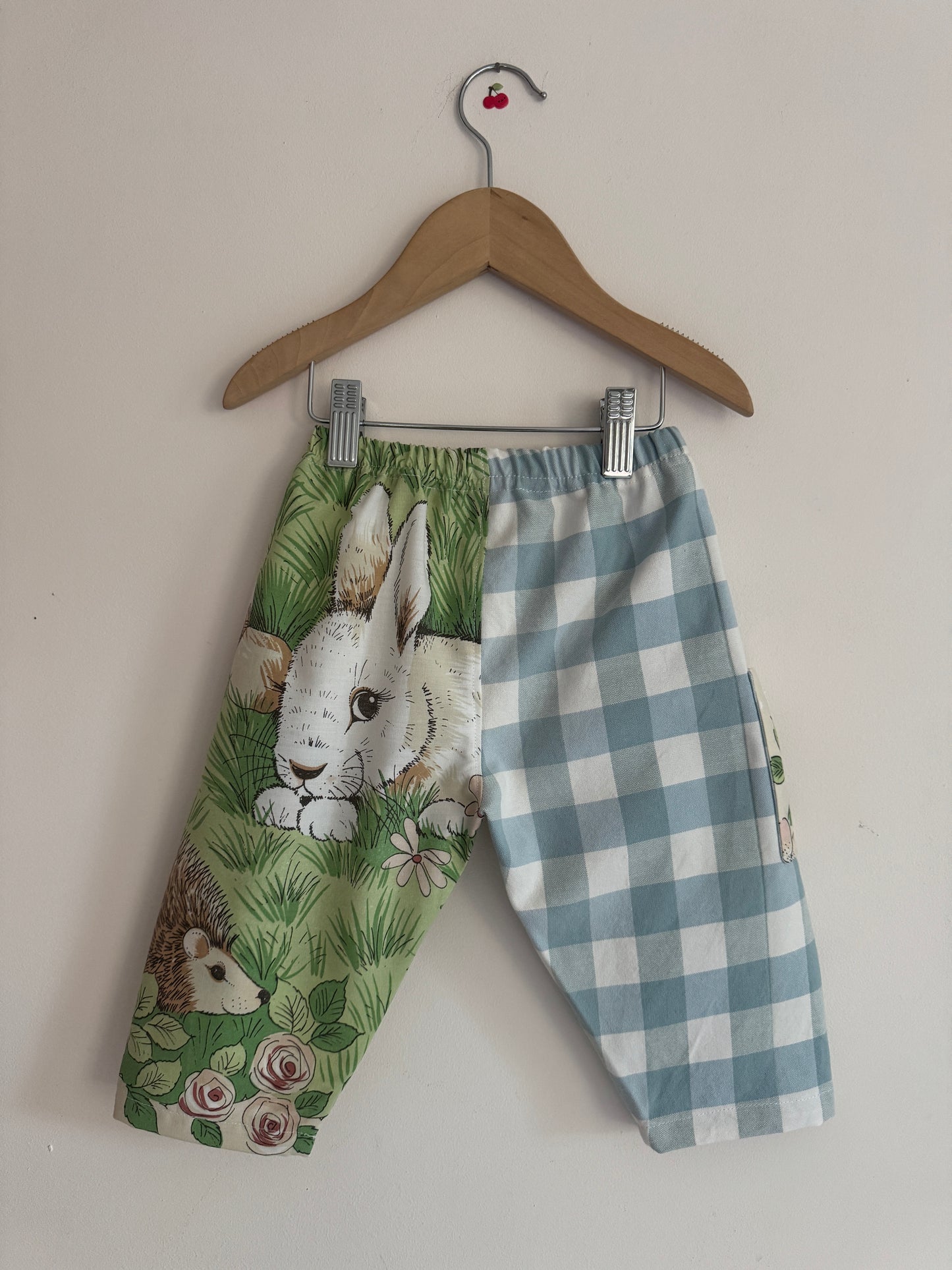 Vintage Victoria Plum Barrel Leg Trousers 12-18 months