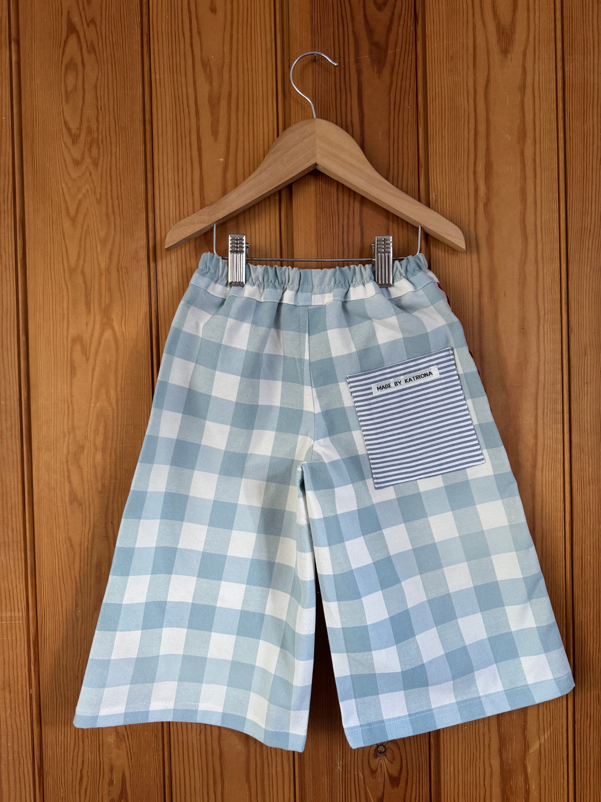House & Apple Appliqué Patchwork Pants 2-3 years