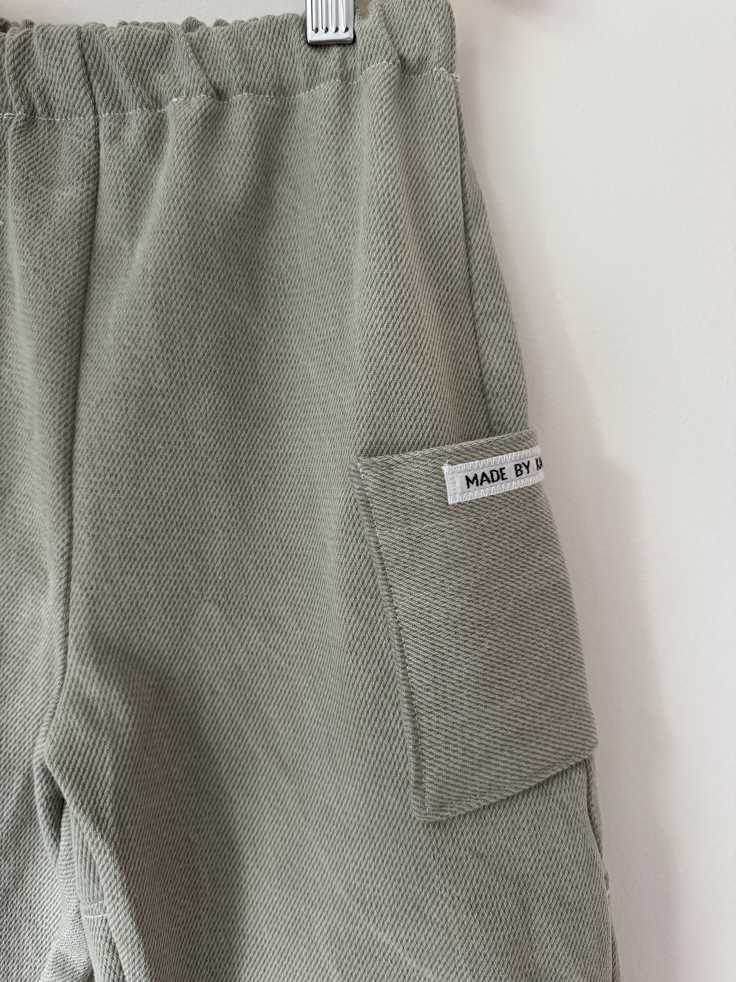 Custom barrel leg pants for Bobbie