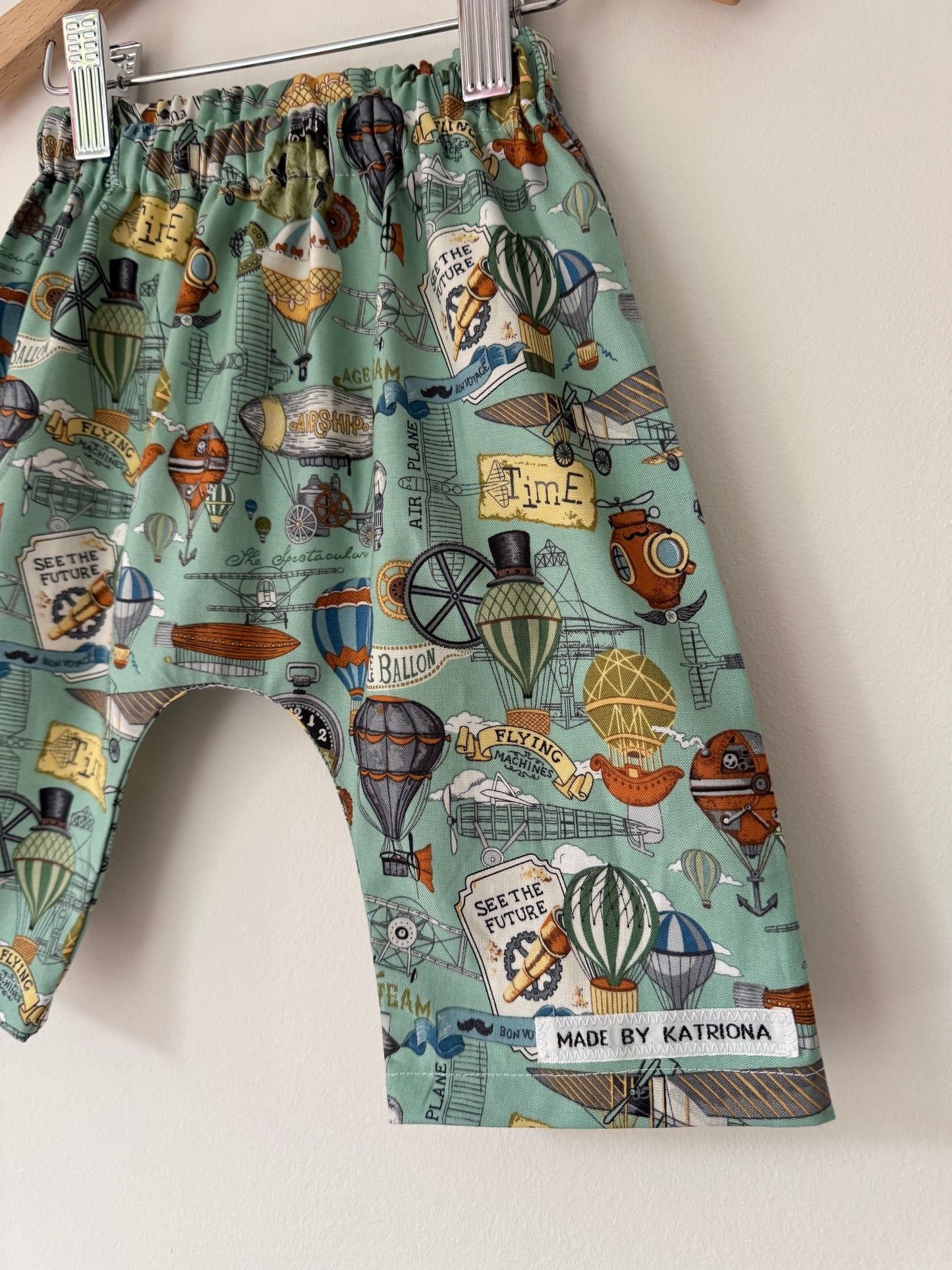 Hot air balloon pants 6-12 months