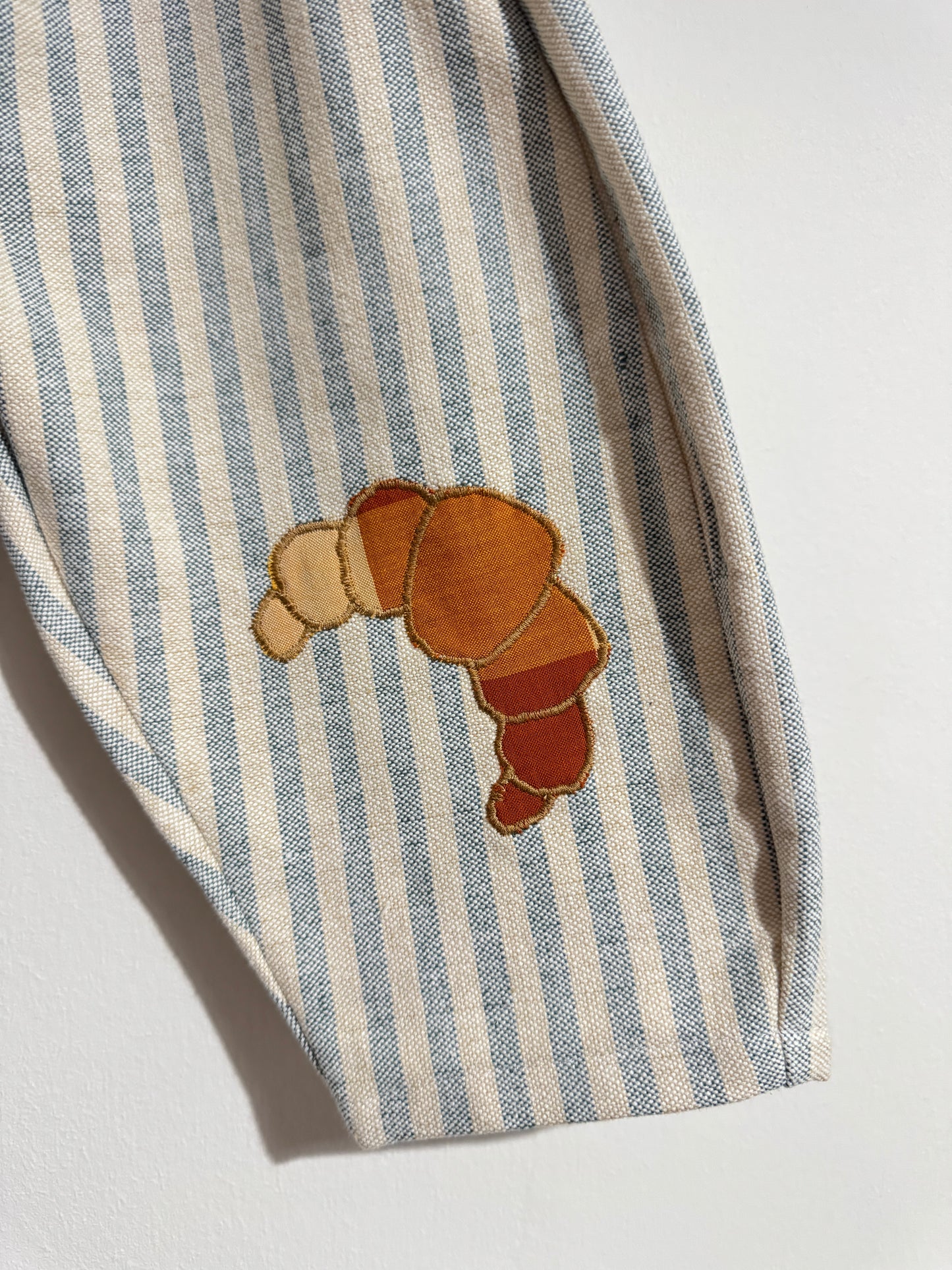 Striped croissant & jam pants 18-24 months