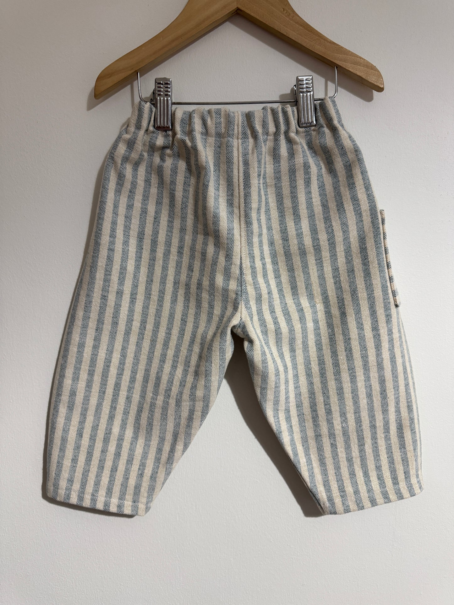 Striped croissant & jam pants 18-24 months