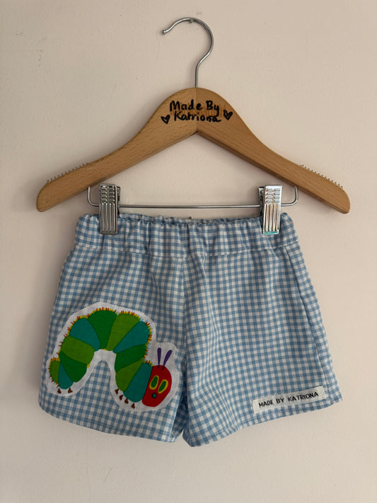 Hungry caterpillar shorts 6-9 months