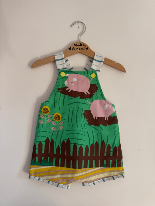 Farm animal romper 9-12 months
