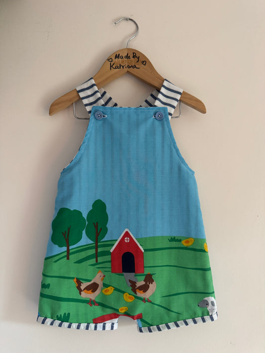Farm animal romper 12-18 months
