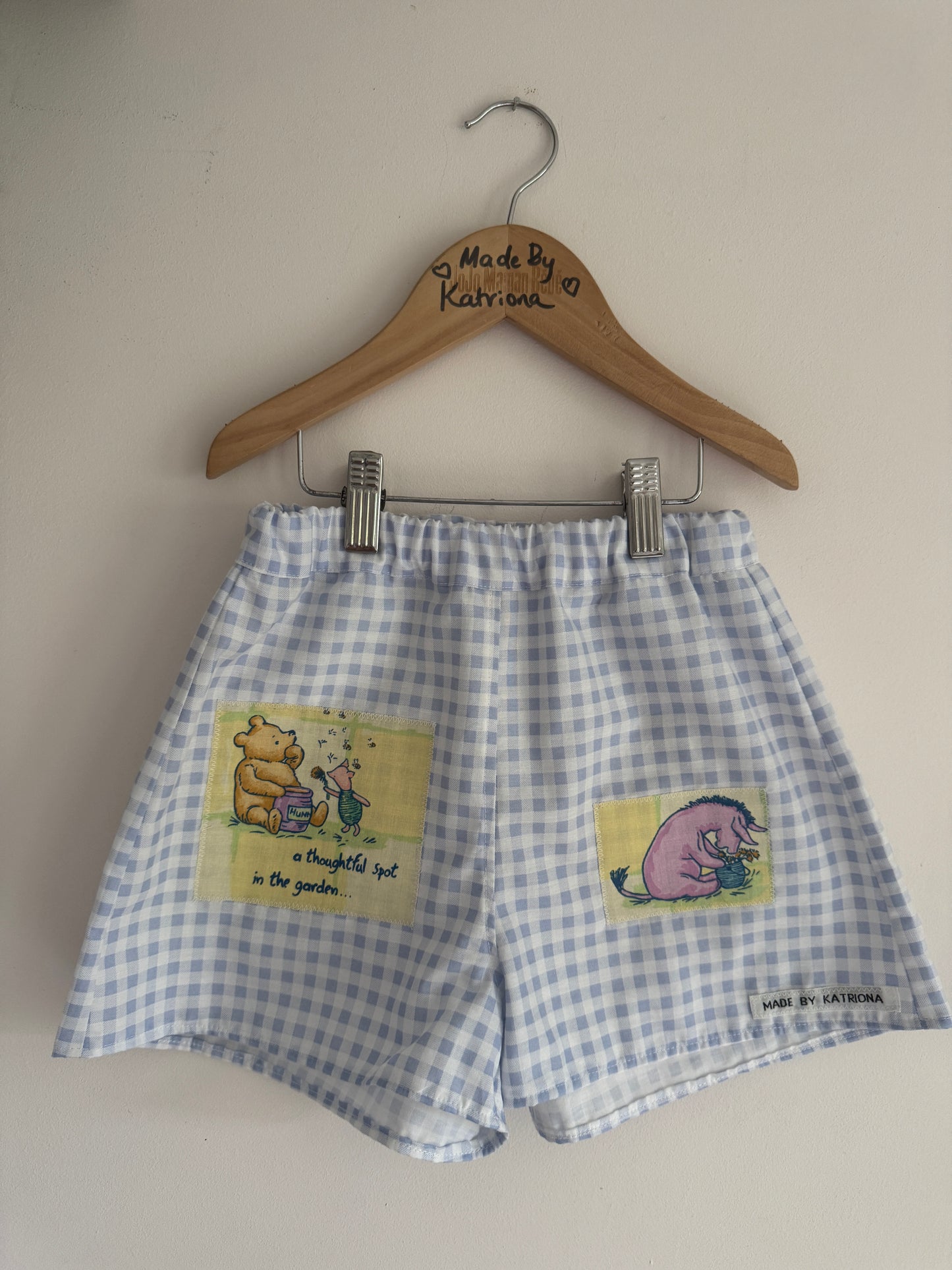 Winnie the Pooh shorts with patches 4-5 years