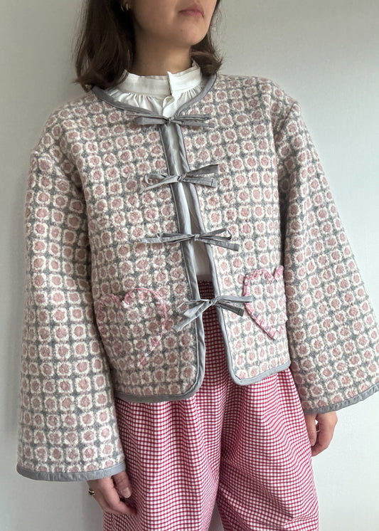 Agnes Wool Blanket Jacket - (One size)