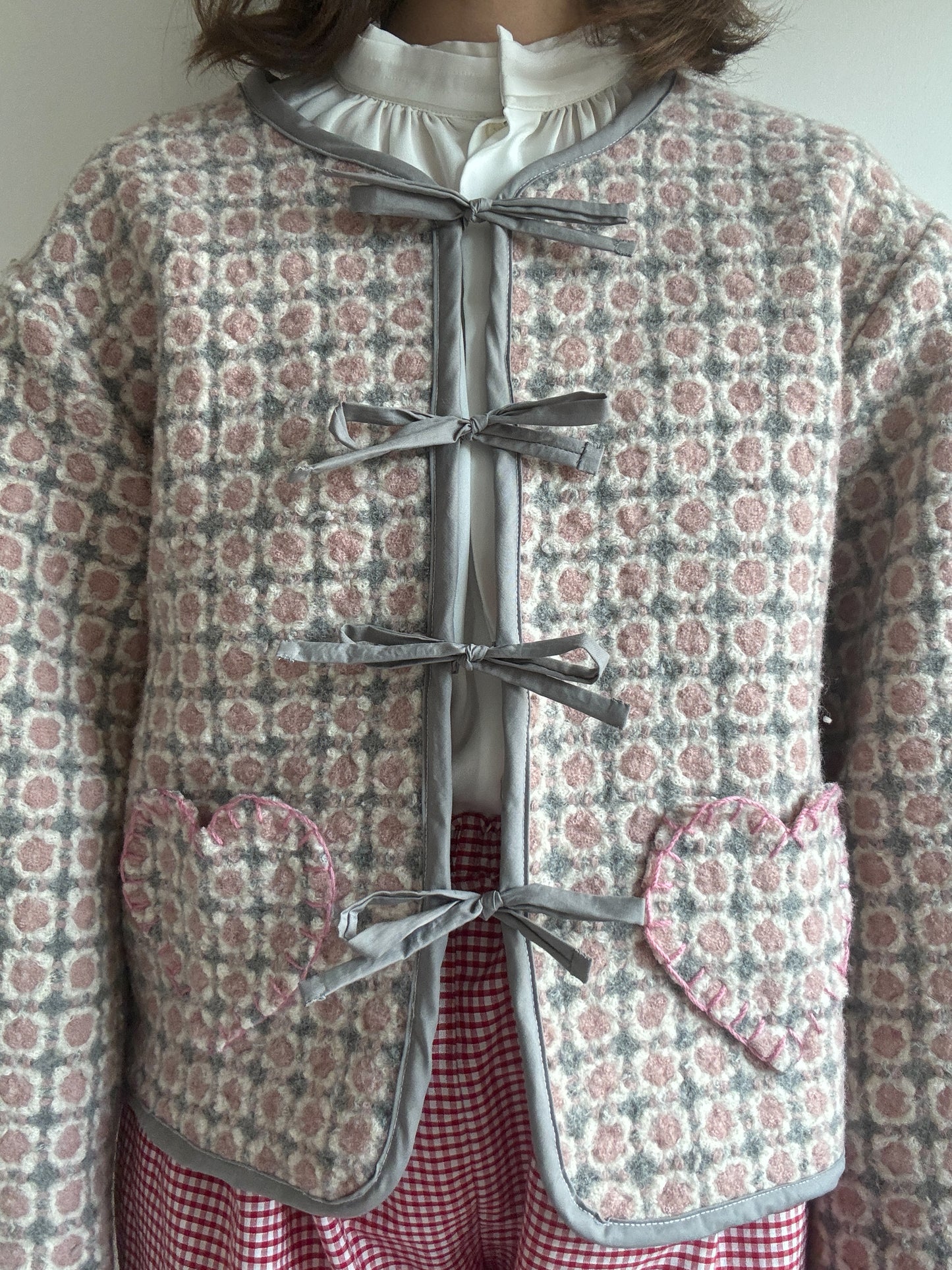 Agnes Wool Blanket Jacket - (One size)