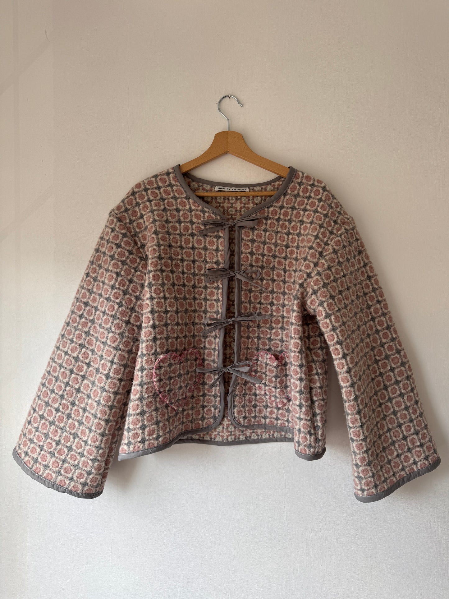 Agnes Wool Blanket Jacket - (One size)