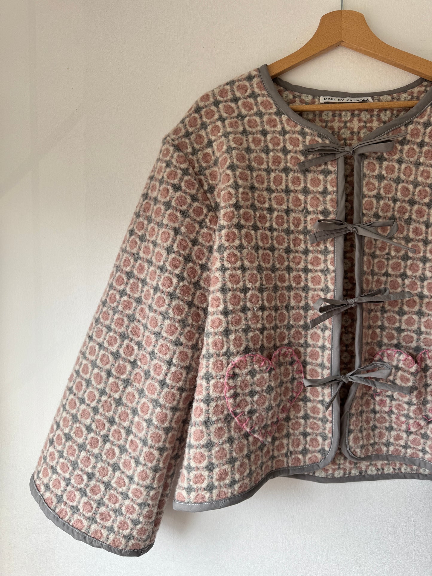 Agnes Wool Blanket Jacket - (One size)
