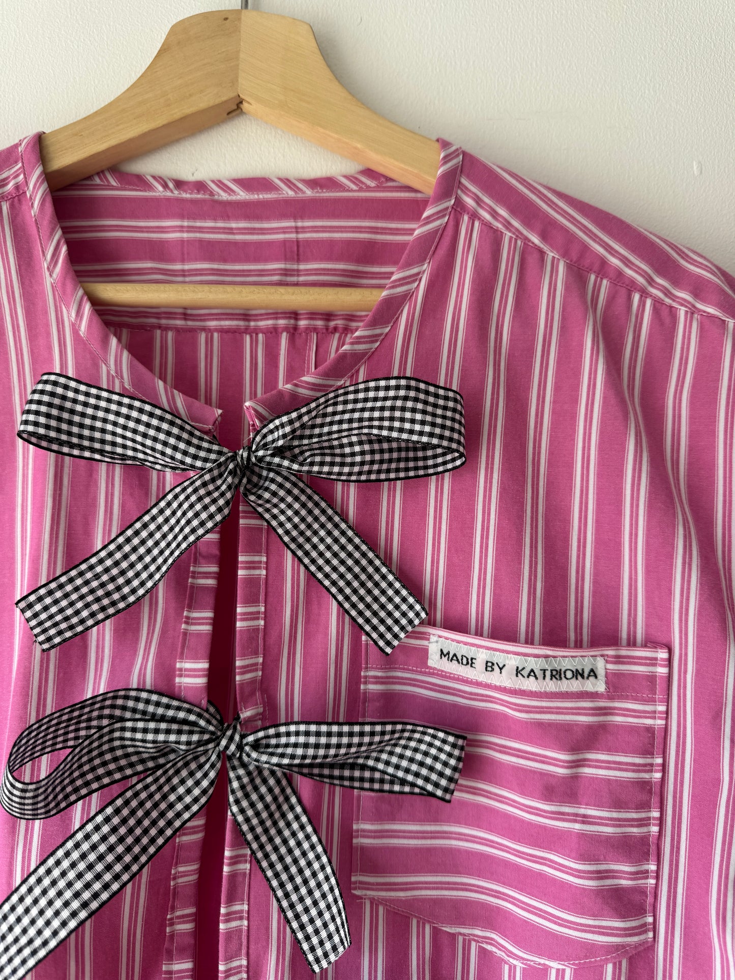 Darcy Peplum Bow Tie Blouse