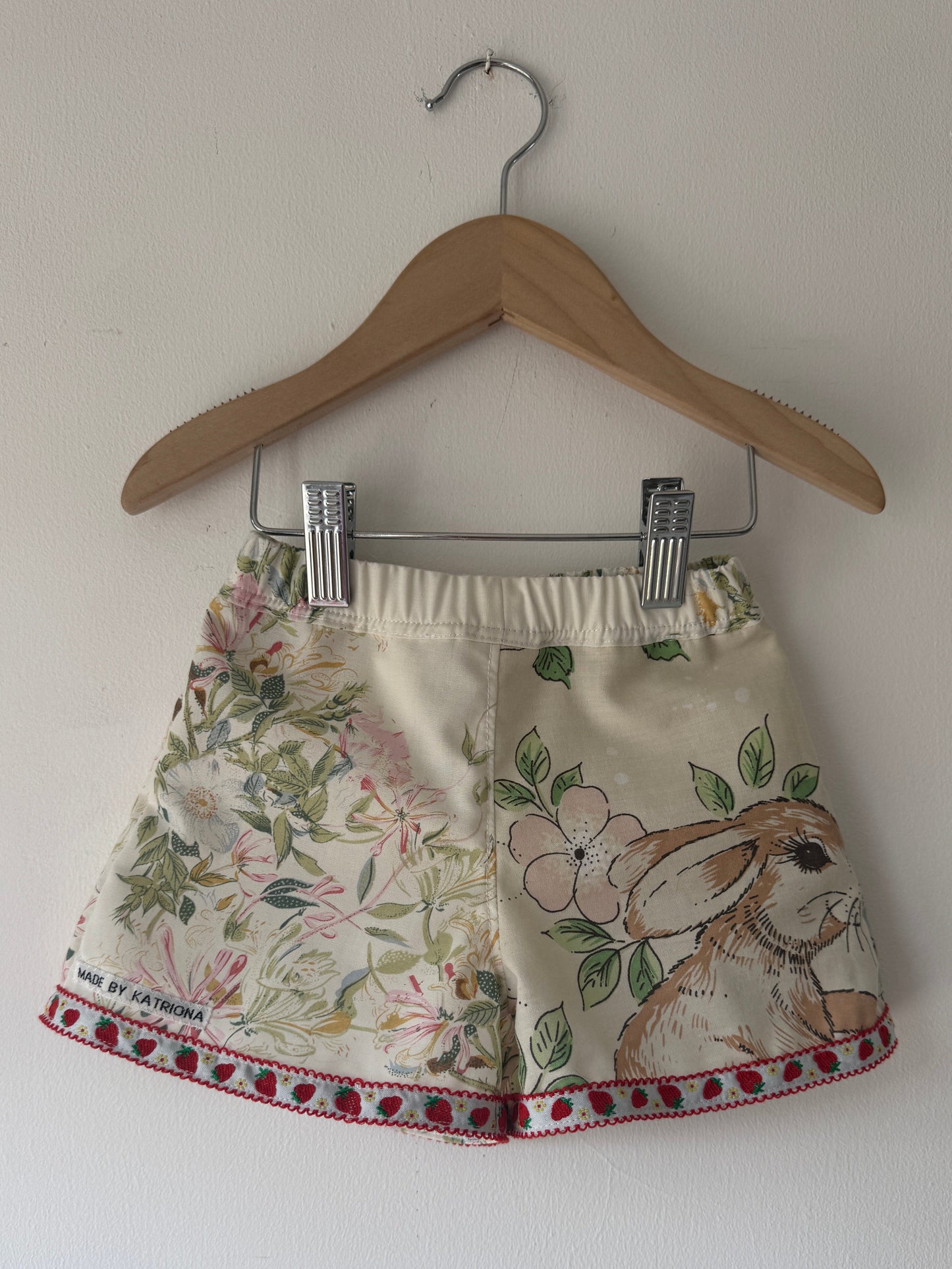 Brown bunny shorts 9-12 months