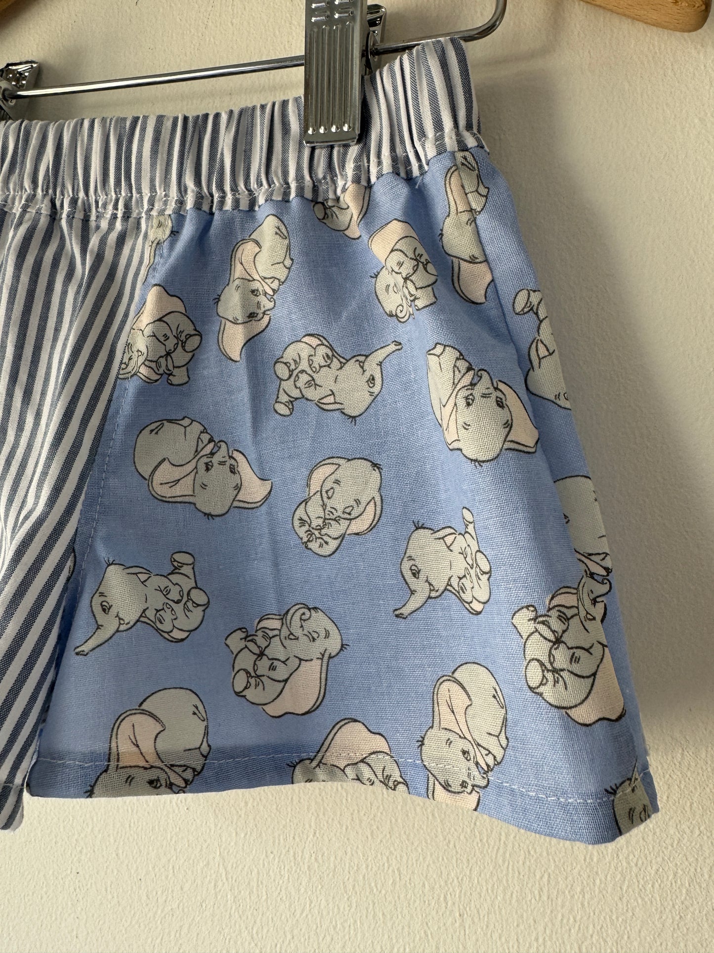 Disney/Striped shorts 6-9 months