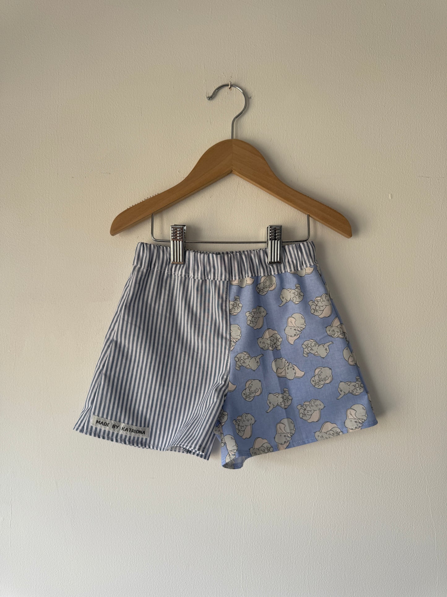Disney/Striped shorts 2-3 years