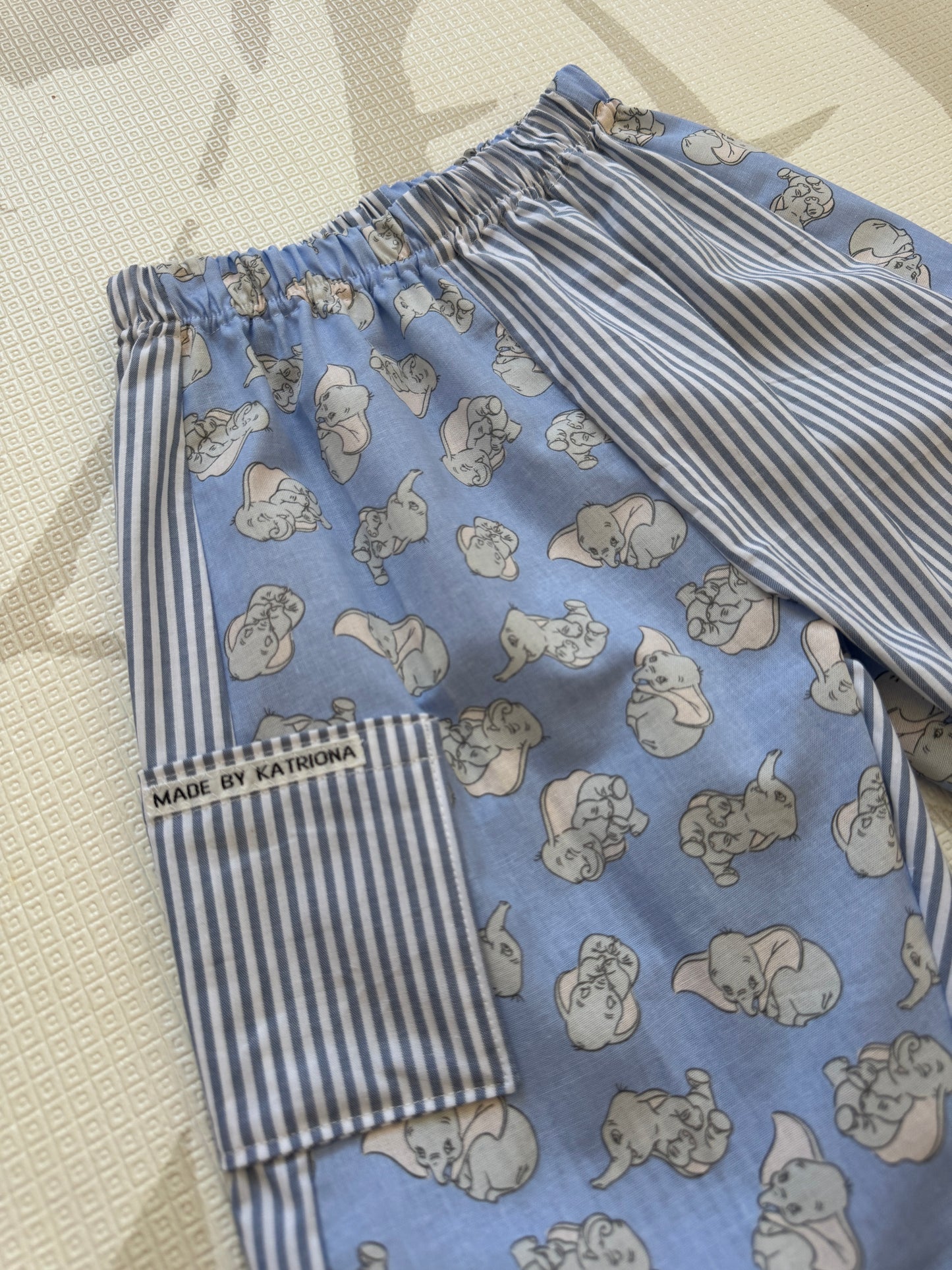 Disney/Striped Barrel Leg Pants 2-3 years